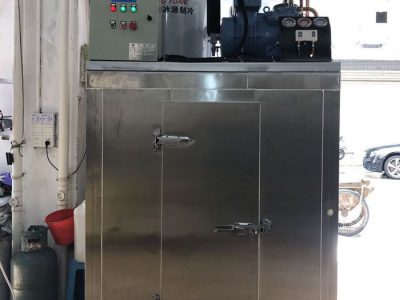 福建東山水產加工片冰機